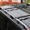 Barras de Techo Baca para VW Caddy 2003-2020 Negro Aluminio 2Pza
