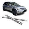 Par de Estribos Barras Laterales para Nissan Murano 2005-2008 Plata Acero 2x