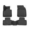 OMAC Alfombrillas De Coche para Volvo XC90 2014-2024 Negro Goma TPE 4Pza