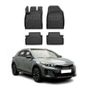 OMAC Premium Alfombrillas De Coche para Kia XCeed 2019-2025 Negro TPE Goma 4Pza