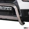 Bull Barra Frontal para Mitsubishi ASX 2010-2012 Plata Brillante Acero 1Pza