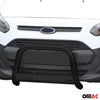 Bull Barra Frontal para Ford Transit Connect 2013-2018 Negro Brillante Acero
