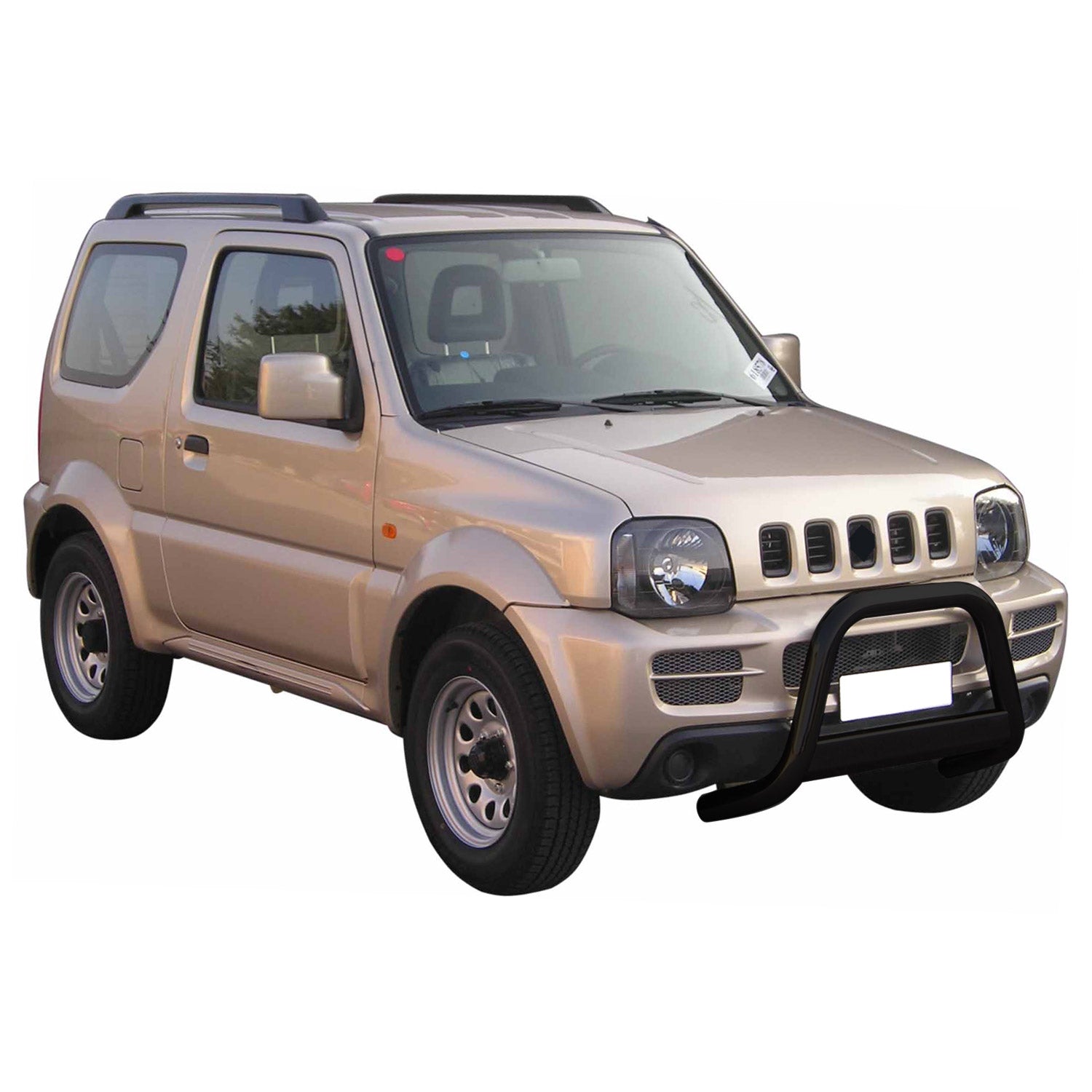 Bull Barra Frontal para Suzuki Jimny 2006-2012 Negro Acero 1Pza
