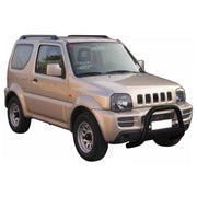 Bull Barra Frontal para Suzuki Jimny 2006-2012 Negro Acero 1Pza