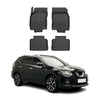 OMAC Premium Alfombrillas De Coche para Nissan X-Trail 2013-2021 TPE Goma 4x
