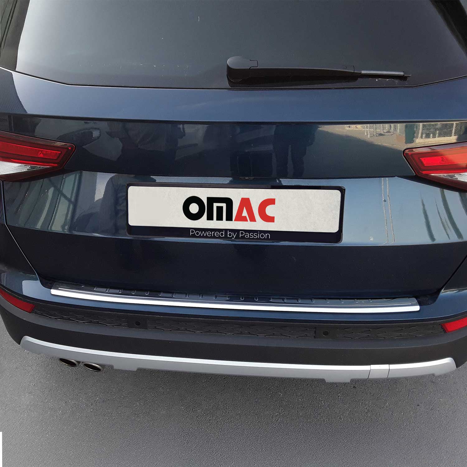 Protector Parachoques para Cupra Ateca 2018-2021 Plata Brillante Acero