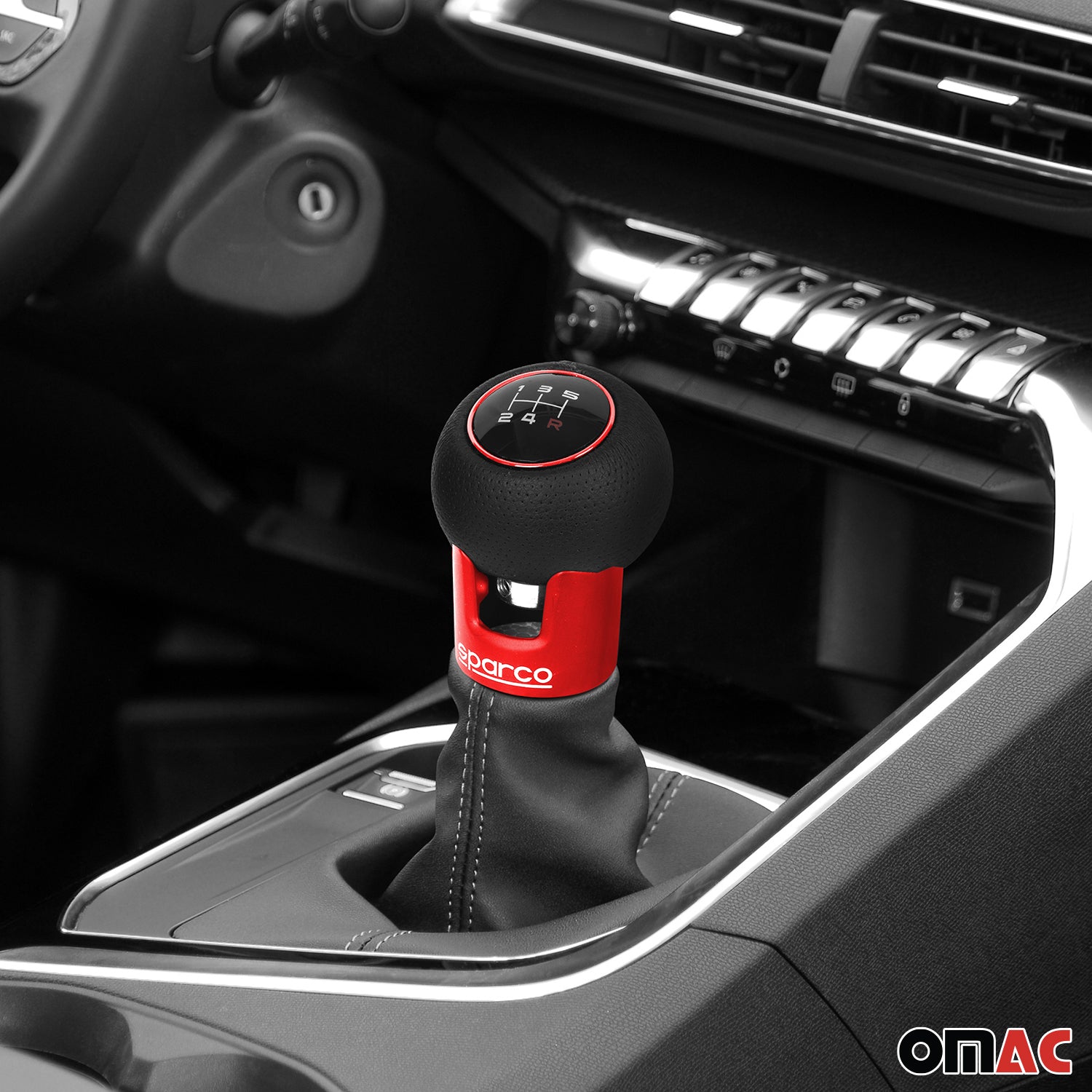 Sparco Palanca de Cambios Universal Rojo Aluminio