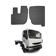 OMAC Alfombrillas De Coche para Renault Midlum 1997-2013 Negro Goma 2Pza