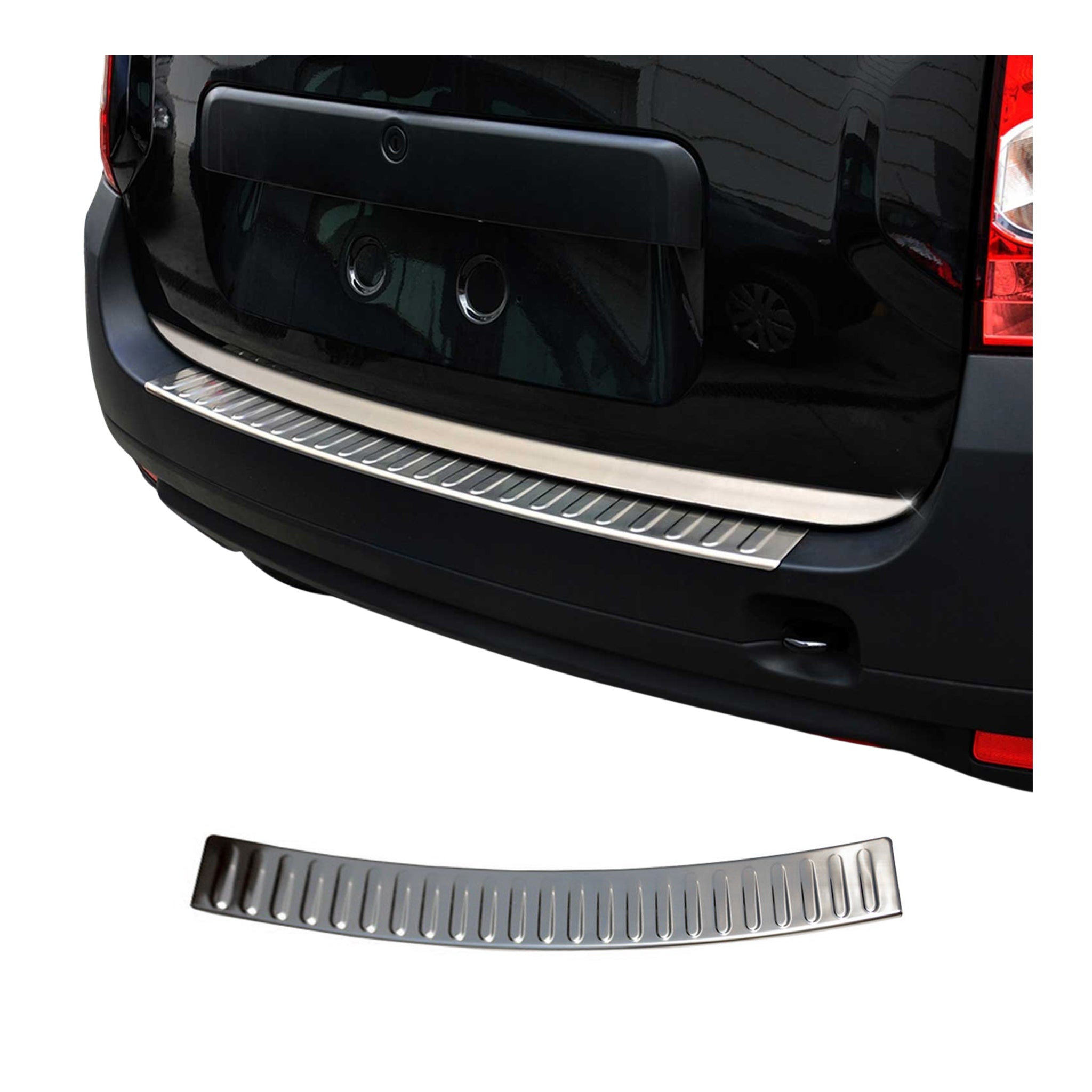 Protector Parachoques para Dacia Duster 2010-2017 Plata Brillante Acero