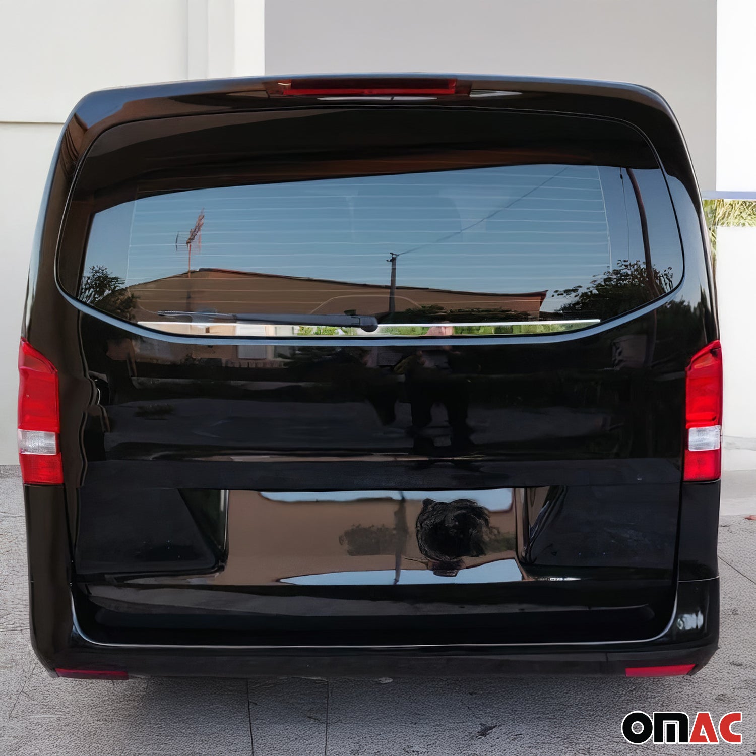 Molduras de Ventana para Mercedes Vito W447 2014-2025 Plata Brillante Acero 1Pza