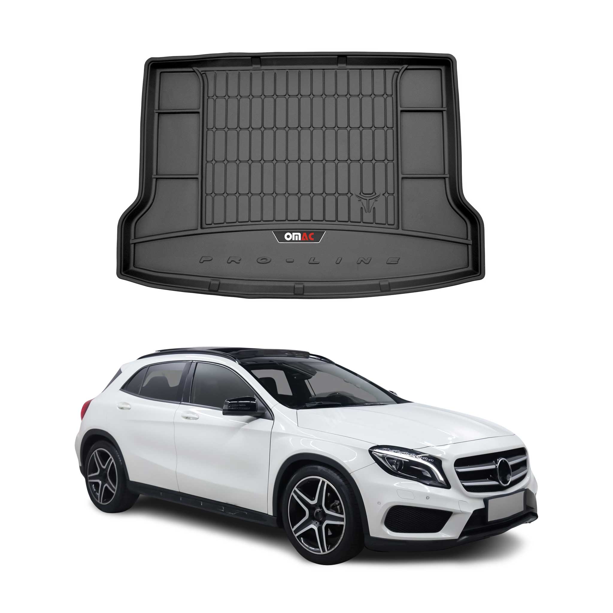 OMAC Premium Bandeja Maletero Alfombrilla para Mercedes GLA X156 2013-2019 TPE