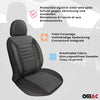 Funda de Asiento para Peugeot Partner 2019-2025 Gris Tono Medio Polialgodón 1Pza