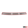 Protector Parachoques para Fiat Doblo 1 2000-2010 Plata Brillante Acero