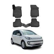 OMAC Alfombrillas De Coche para VW Up 2011-2020 Negro Goma TPE 4Pza