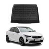 OMAC Bandeja Maletero Alfombrilla para Opel Corsa F 2020-2025 Negro Goma TPE