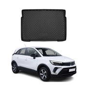 OMAC Bandeja Maletero Alfombrilla para Opel Crossland X 2017-2021 Negro Goma TPE