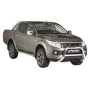 Bull Barra Frontal para Fiat Fullback 2016-2019 Plata Brillante Acero 1Pza