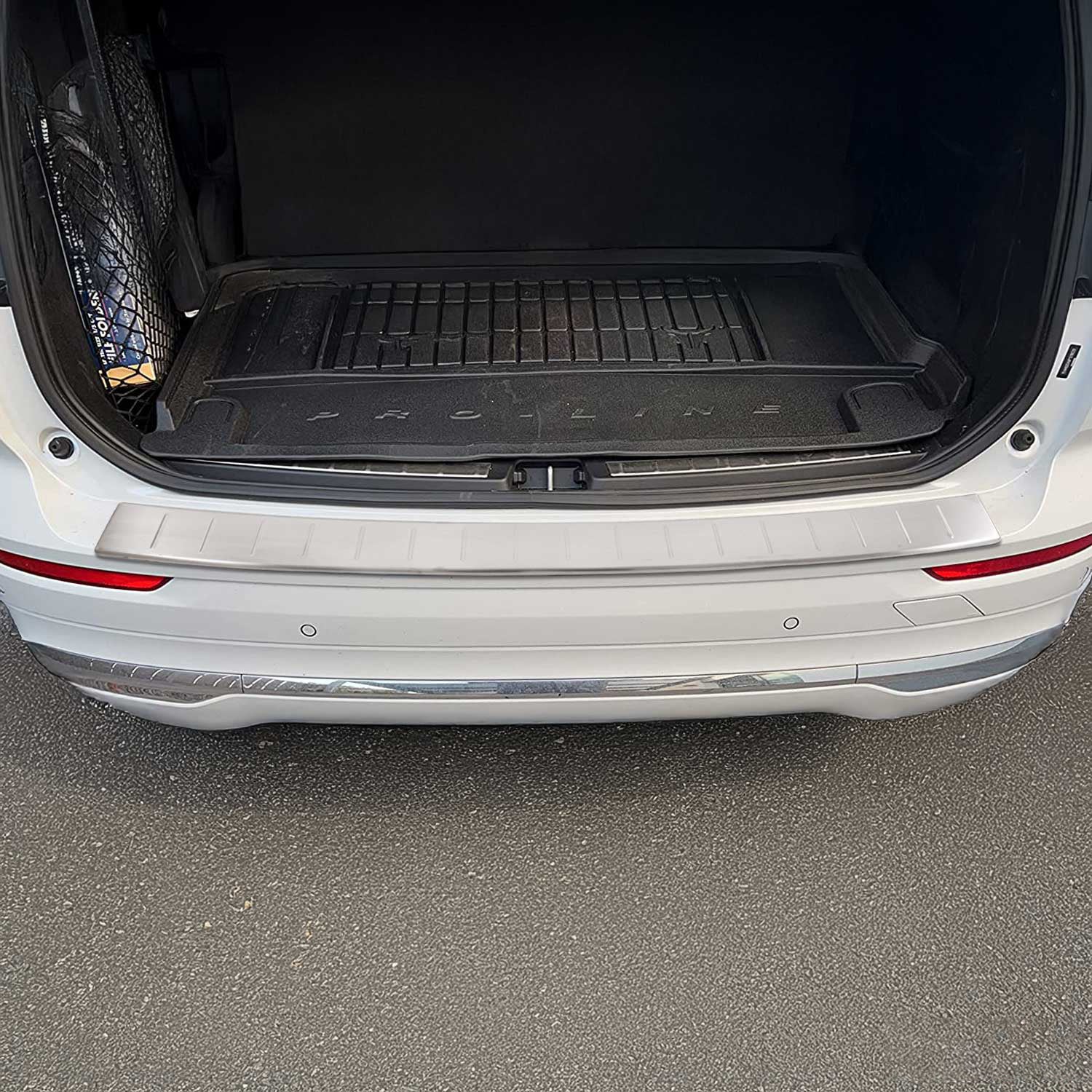 Protector de Parachoques Trasero para Volvo XC60 2017-2020 Acero cepillado