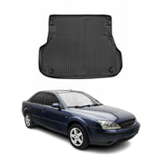 OMAC Bandeja Maletero Alfombrilla para Ford Mondeo 2000-2007 Turnier Negro TPE