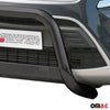 Bull Barra Frontal para Ford Kuga 2008-2012 Negro Brillante Acero 1Pza