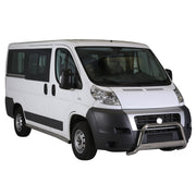 Bull Barra Frontal para Fiat Ducato 2006-2013 Plata Brillante Acero 1Pza