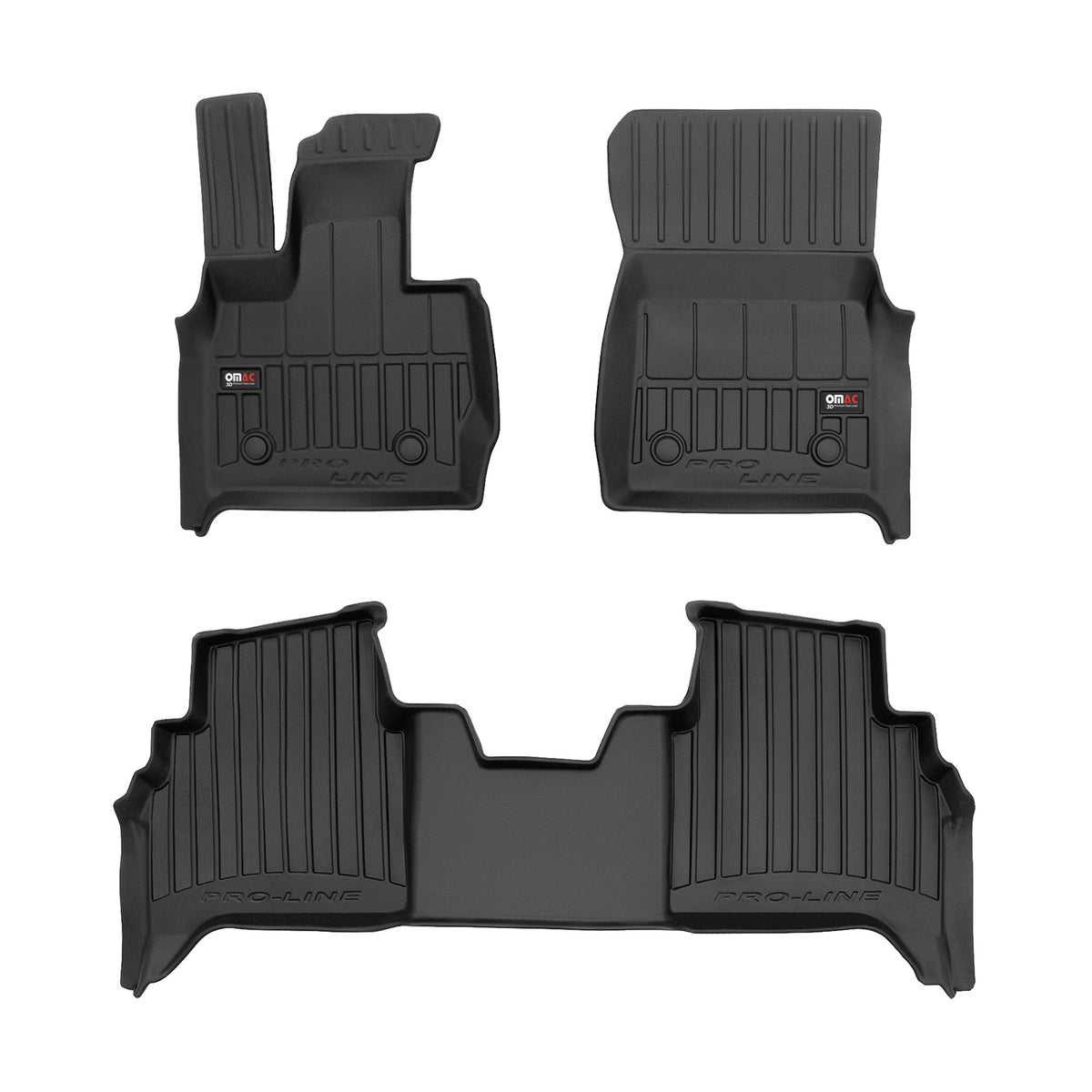 OMAC Premium Alfombrillas De Coche para Mercedes G-Klasse W464 2018-2025 Goma 3x