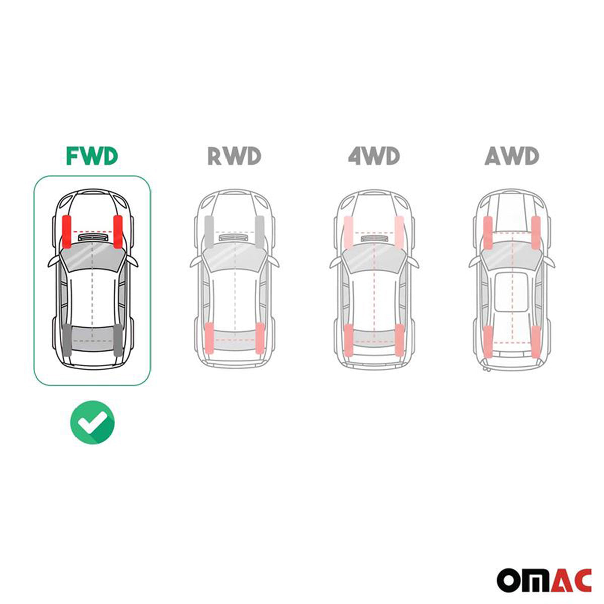 OMAC Alfombrillas De Coche para Mazda CX-30 2020-2026 Negro Goma TPE 4Pza