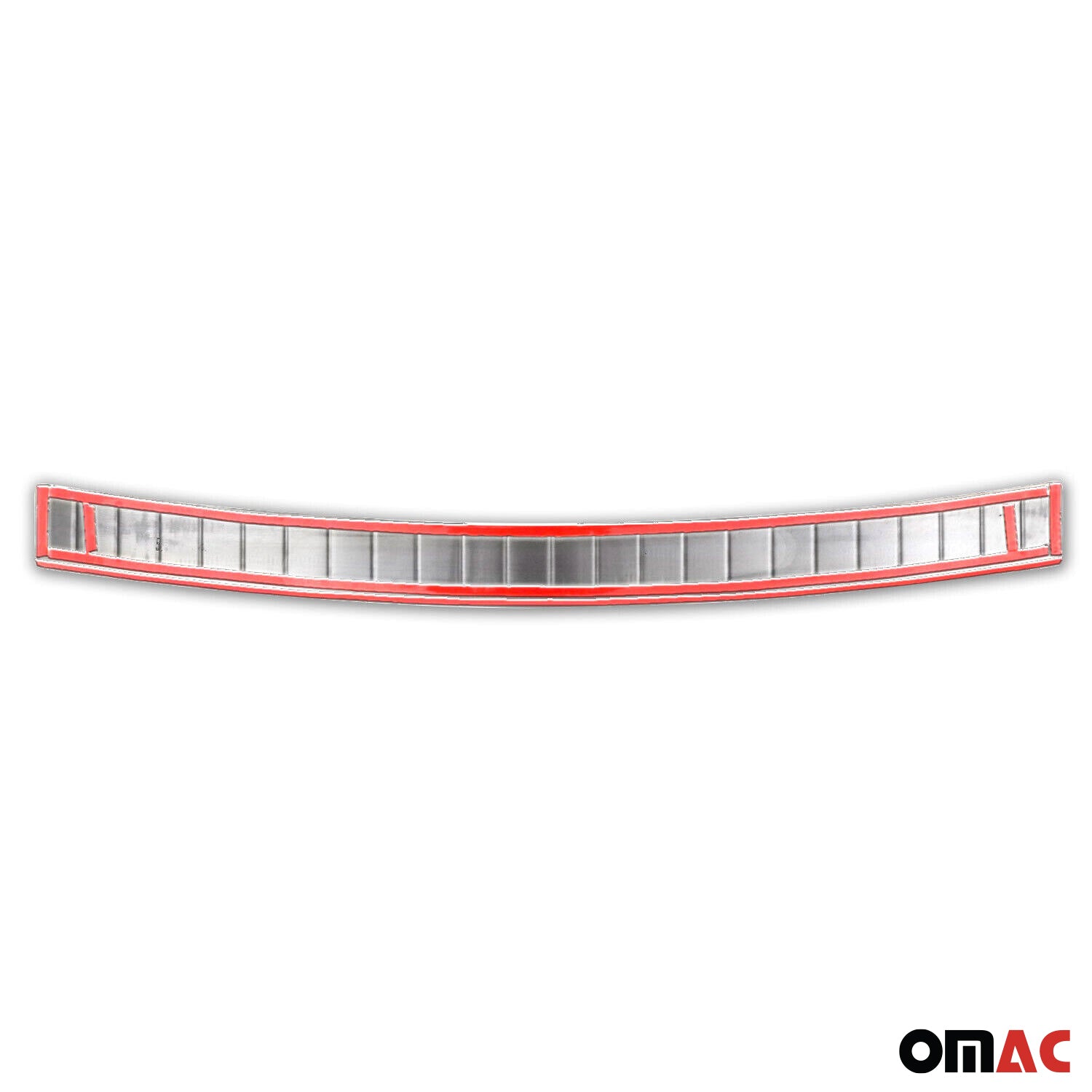 Protector de Parachoques Trasero para VW Caddy 2015-2020 Oscuro Brillante Acero