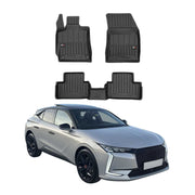 OMAC Premium Alfombrillas De Coche para DS 4 2021-2025 Negro TPE Goma 3Pza