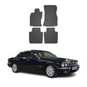OMAC Alfombrillas De Coche para Jaguar XJ 2002-2009 Negro Goma 4Pza