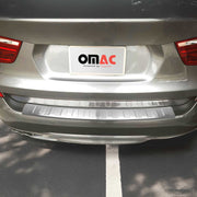 Protector de Parachoques Trasero para BMW X3 2011-2017 Acero cepillado