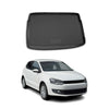OMAC Bandeja Maletero Alfombrilla para VW Polo 2009-2014 Negro Goma TPE 1Pza