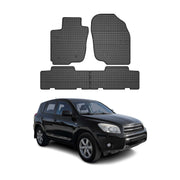OMAC Alfombrillas De Coche para Toyota RAV4 2005-2012 Negro Goma 4Pza