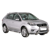Bull Barra Frontal para Renault Koleos 2011-2013 Plata Brillante Acero 1Pza