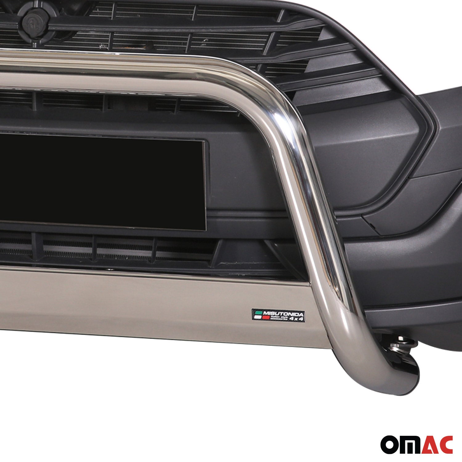 Bull Barra Frontal para Ford Transit Custom L1 - L2 2012-2017 Plata Acero