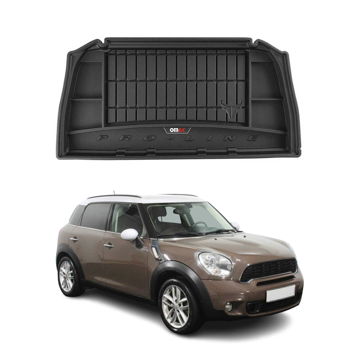 OMAC Premium Bandeja Maletero Alfombrilla para Mini Countryman 2010-2016 TPE