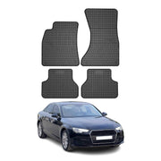 OMAC Alfombrillas De Coche para Audi A4 B9 2016-2025 Negro Goma 4Pza