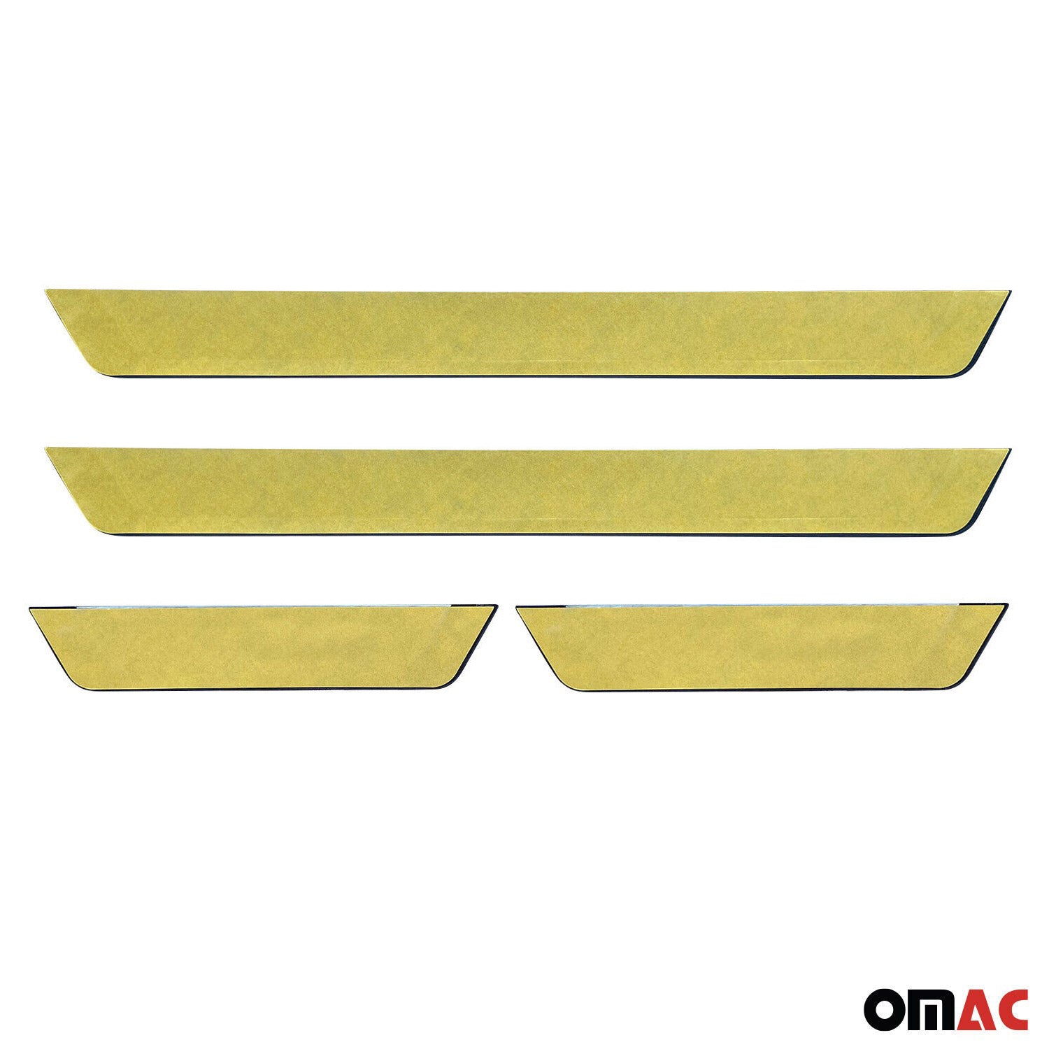 Protector de Parachoques Trasero para Mercedes GLC X253 2015-2022 Plata Acero 5x
