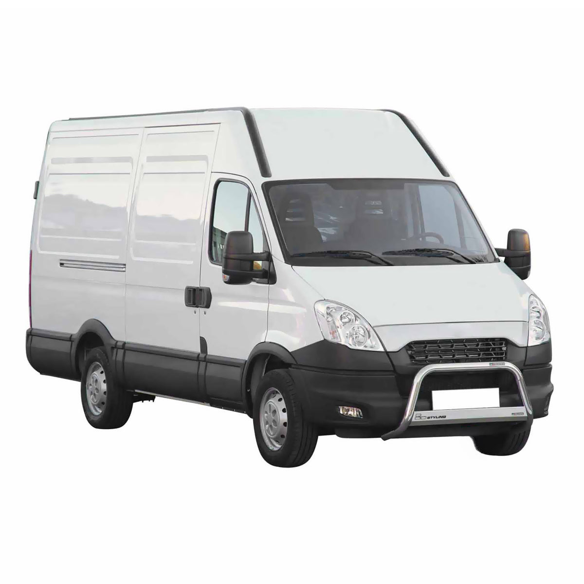 Bull Barra Frontal para Iveco Daily 2012-2014 Plata Brillante Acero 1Pza