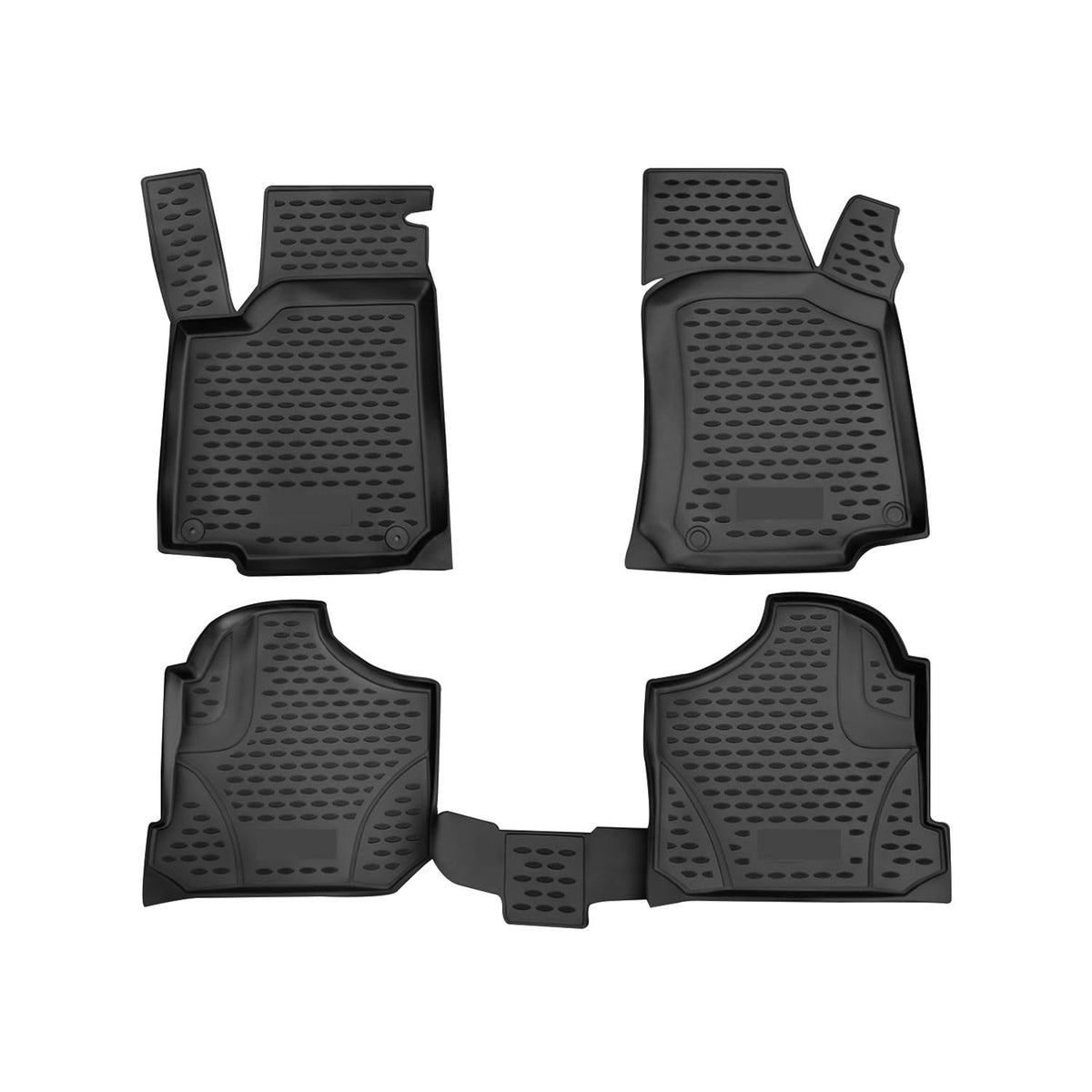 OMAC Alfombrillas De Coche para Skoda Octavia Tour 2005-2010 Negro Goma TPE 4Pza