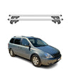 Menabo Barras de Techo Baca para Kia Carrnival VQ 2006-2011 Gris Aluminio 2Pza