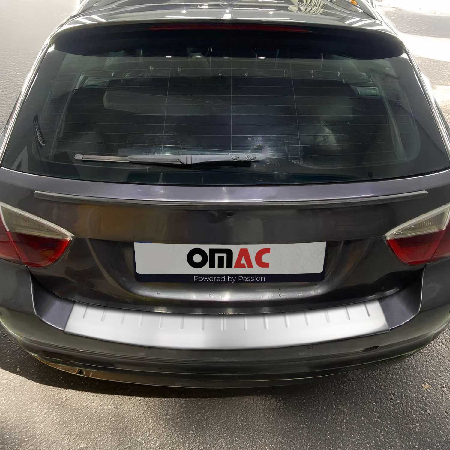 Protector Parachoques para BMW Serie 3 E90 E91 Touring 2008-2012 Acero cepillado