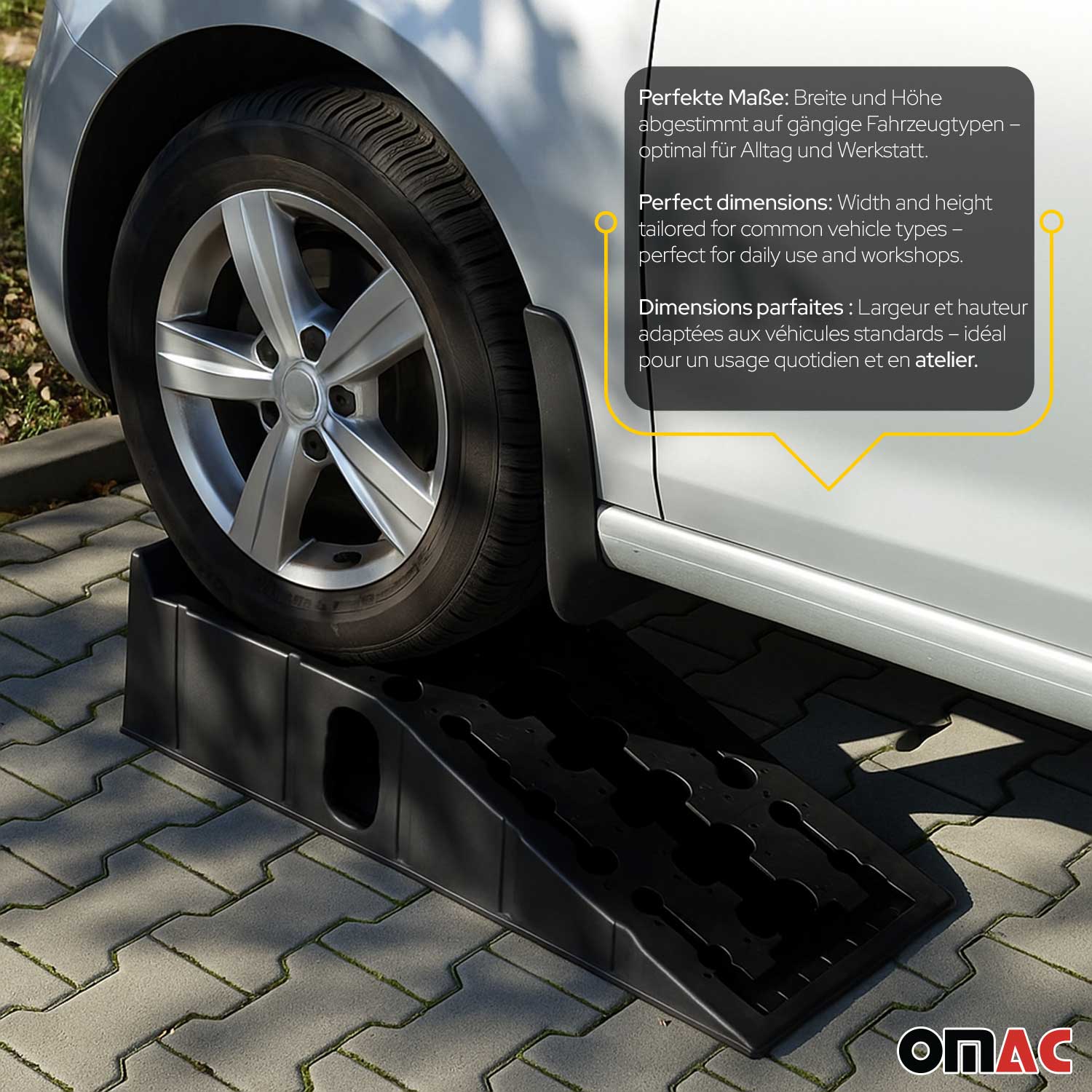 Rampa de Automóvil Rampas de Elevación de Autos de 5 toneladas para Universal