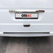 Protector Parachoques para Mercedes Vito W639 2003-2014 Oscuro Brillante Acero