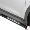 Par de Estribos Barras Laterales para Hyundai Tucson 2015-2018 Negro Acero