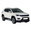 Bull Barra Frontal para Jeep Compass 2016-2021 Negro Brillante Acero 1Pza