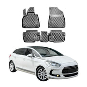 OMAC Alfombrillas De Coche para Citroen DS5 2011-2021 Negro Goma TPE 4Pza
