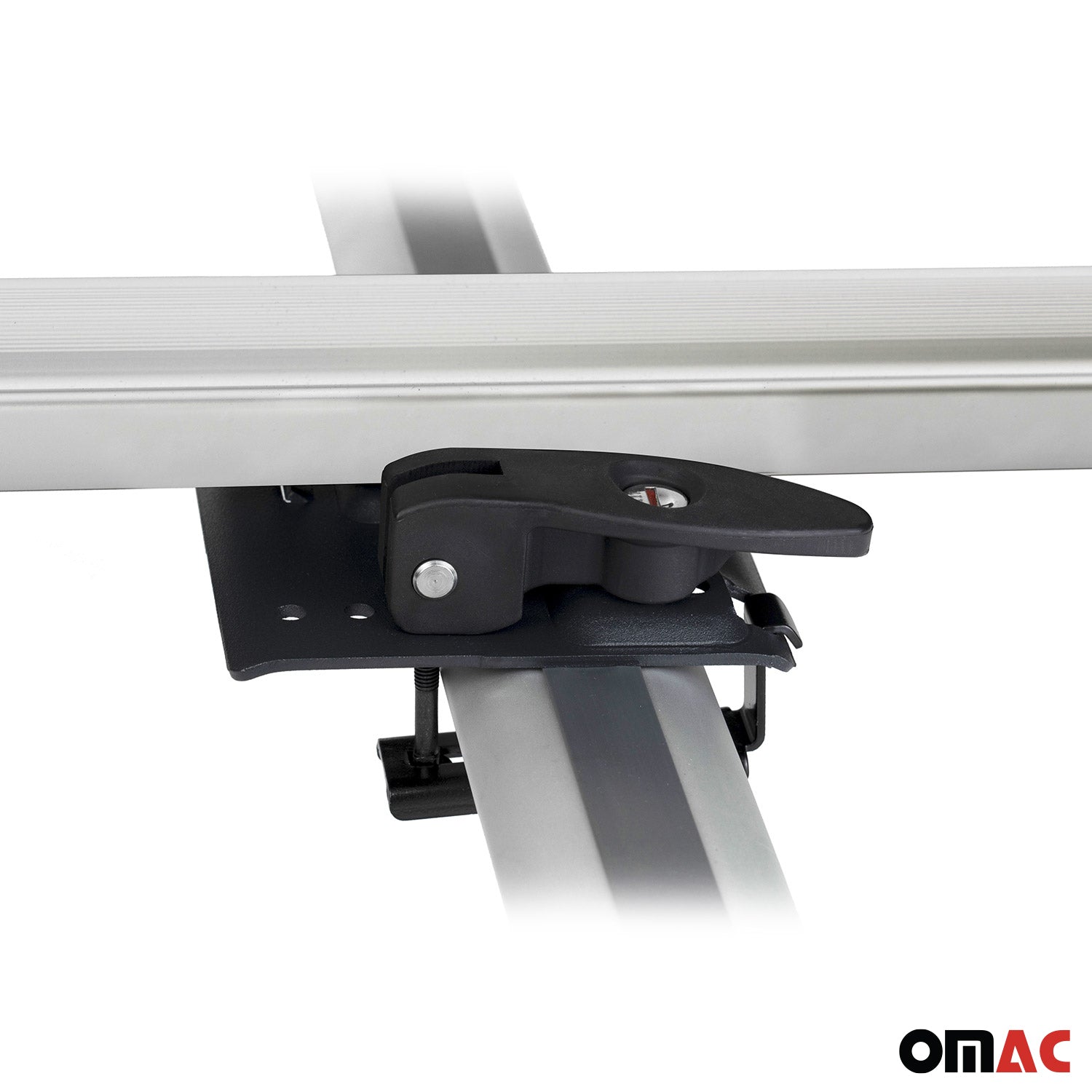 Portabicicletas de Techo para Bicicletas Universal Plata Acrílico