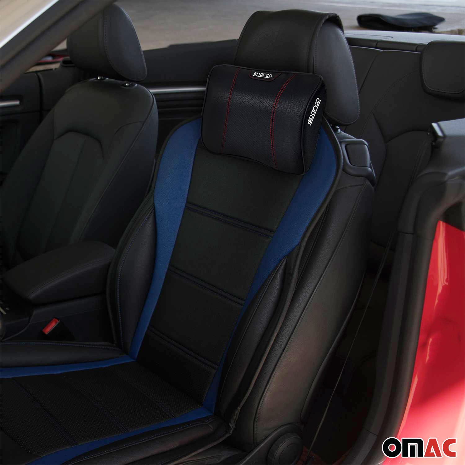 Sparco Cuello Soporte lumbar para de Automóvil Universal Negro