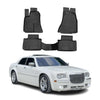 OMAC Alfombrillas De Coche para Chrysler 300C 2004-2012 Negro Goma TPE 4Pza